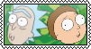 Rick and Morty stamp